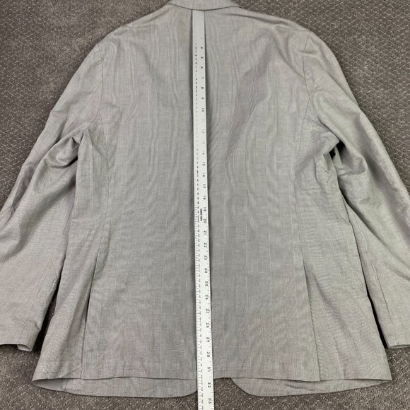 NWOT J. Crew Ludlow Baird McNutt Irish Linen Blazer Sport Coat Men's 46L Gray - Picture 14 of 15